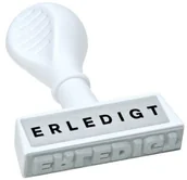 Pieczątki - Wedo pieczątki/tekstu "Gotowe" 19316 - miniaturka - grafika 1