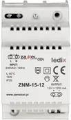 Zasilacze i transformatory - Zamel Ledix zasilacz modułowy ZNM-15-12 LDX10000020 LDX10000020 - miniaturka - grafika 1