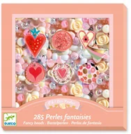 Prace ręczne dla dzieci - Djeco Zestaw do tworzenia biżuterii Perełki Serca - miniaturka - grafika 1