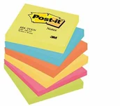 Notesy i bloczki - Post-it Bloczek paleta energetyczna 76 X 76 mm 6 bloczków po 100 kartek X02547 NB-7554 - miniaturka - grafika 1