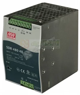 Planet PWR-480-48 Zasilacz przemysłowy 480W DIN - Pozostałe akcesoria sieciowe - miniaturka - grafika 4