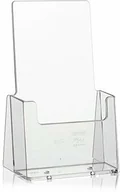 Pojemniki biurowe - Taymar taymar 10 × stojak na ulotki/stojak na prospekty, DIN długi (DL) przezroczysty (opakowanie 10 szt.) C110-10 - miniaturka - grafika 1