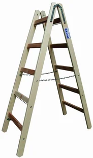 Krause 996 99675177 Drabina drewniana dwustronna ze szczeblami 2x5 wysokość robocza 2,75m) 75177-uniw - Drabiny Krause 996 99675177 Drabina drewniana dwustronna ze szczeblami 2x5 wysokość robocza 2,75m) 75177-uniw - Drabiny - miniaturka - grafika 4
