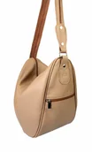 Torebki damskie - ELKOR (PL) Plecak Skórzany ELKOR (PL) Jowita De Luxe Skóra Naturalna Licowa CAPPUCINO - miniaturka - grafika 1