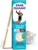 Wybielanie zębów - Email Diamant Email Diamant Doucer dArgile - pasta do zębów wybieljącą z olejem kokosowym i białą glinką - 92% naturalnych składników 75ml - miniaturka - grafika 1