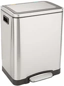 Kosze na śmieci - FENIKS AmazonBasics prostokątny, delikatnie zamykający się z dwoma koszami wewnętrznymi, 2 x 15 l - miniaturka - grafika 1