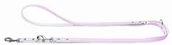 Smycze dla psów - HUNTER Hunter regulowane hundefuehr lina nowoczesna sztuka wykonana ze skóry syntetycznej, różowy/biały 97880 - miniaturka - grafika 1