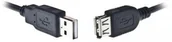 Kable komputerowe i do monitorów - Gembird Przedluzacz USB 2.0 typu męskie - żeńskie 4.5 m czarny CCP-USB2-AMAF-15C - miniaturka - grafika 1
