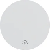 Wyłączniki światła i elektryczne - Berker R.1/R.3 klawisz Światło biały 16202079 - miniaturka - grafika 1