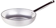 Patelnie - Pentole Agnelli pentole agnelli patelnia z łbem stożkowym wysoka skakanka, wykonany z aluminium, grubość 5 MM, z uchwytem ze stali szlachetnej, srebrny, srebrny/czarny, 28 cm ALMR1111B28 - miniaturka - grafika 1