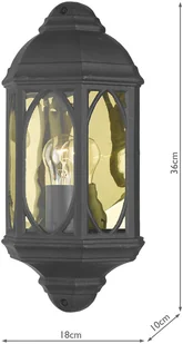 Dar Lighting Tenby Kinkiet Dar Lighting TEN2122 - Lampy ścienne - miniaturka - grafika 3