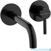 Baterie podtynkowe - Omnires Y bateria umywalkowa podtynkowa czarny Y1215HBL - miniaturka - grafika 1