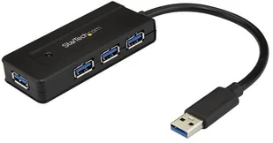 STARTECH.COM Startech.COM USB 3.0 Hub 4 port  z przyłączem ładowania  zasilacz sieciowy w zestawie  USB Port rozszerzeń  USB Splitter ST4300MINI - Części i akcesoria do laptopów - miniaturka - grafika 2