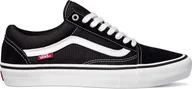Trampki damskie - Vans obuwie OLD SKOOL PRO Black/White - miniaturka - grafika 1