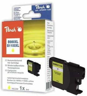 DrTusz XL Peach yellow kompatybilny z LC-1100 LC-980 PI500-125 - Tusze zamienniki DrTusz XL Peach yellow kompatybilny z LC-1100 LC-980 PI500-125 - Tusze zamienniki - miniaturka - grafika 1