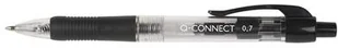 Q-CONNECT Długopis automatyczny - czarny - Długopisy - miniaturka - grafika 3