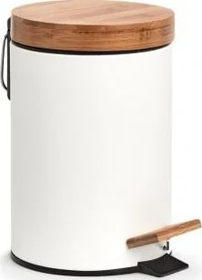Zeller Kosz na śmieci Kosz na śmieci 3 l. Metal bambus biały soft-close 16,8x24 cm 18908 - Kosze na śmieci Zeller Kosz na śmieci Kosz na śmieci 3 l. Metal bambus biały soft-close 16,8x24 cm 18908 - Kosze na śmieci - miniaturka - grafika 1