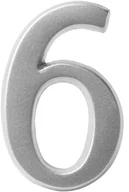 Numery na dom - Sartpol OBI Cyfra 6 / 9 samoprzylepna 5 cm nikiel satynowy - miniaturka - grafika 1
