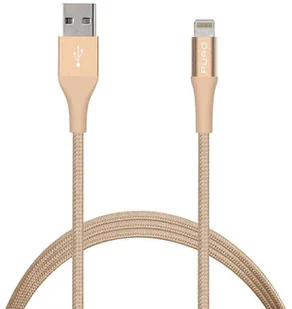 PURO Kabel MFi z Lightning + klips + Aluminum Connector 1m Gold CAPLTFABRIC2GOLD - Kable USB - miniaturka - grafika 5