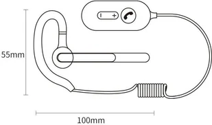 Baseus Covo zestaw słuchawkowy słuchawka Bluetooth 5.0 sterowana głosem czarny (NGA10-C01) - Zestawy głośnomówiące - miniaturka - grafika 8
