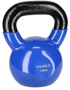 HMS KNV10 BLUE KETTLEBELL ŻELIWNY POKRYTY WINYLEM - Kettlebell - miniaturka - grafika 3