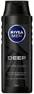 Nivea DEEP MEN SZAMPON REWITALIZUJĄCY DLA MĘŻCZYZN 400ML - Szampony dla mężczyzn - miniaturka - grafika 2