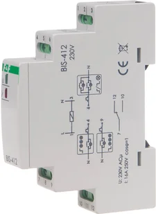 F&F Przekaźnik bistabilny BIS-412 230V - Sterowniki i przekaźniki - miniaturka - grafika 2