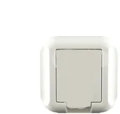 Gniazdka elektryczne - Timex ELEKTRO SPÓŁKA Z OGRANICZONĄ ODPOWIEDZIALNOŚ TOPAZ BIAŁY Gniazdo pojedyncze z uziemieniem IP44 z klapką biała - miniaturka - grafika 1