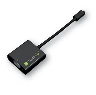 Techly Adapter micro HDMI (D) męski na VGA żeński, czarny, 10cm 302938 - Adaptery i przejściówki - miniaturka - grafika 6