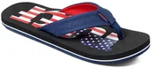 Klapki i japonki męskie - Reef japonki męskie WATERS Navy Americana - miniaturka - grafika 1