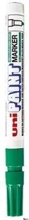 Uni PX-21 Marker lakierowy okrągły cienki - Paint 0,8-1,2mm zielony - Markery permanentne - miniaturka - grafika 3