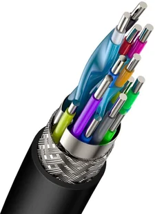 Baseus Kabel HDMI 2.0 4K 60Hz 3D HDR 18Gbps 3m czarny) 10059X1 - Adaptery i przejściówki - miniaturka - grafika 7