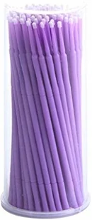 Pędzelki Mikro Aplikatory Premium Małe 100SZT - Sztuczne rzęsy i akcesoria - miniaturka - grafika 2