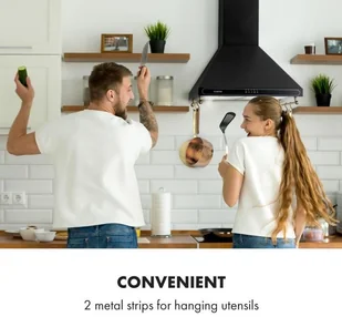 Klarstein Victoria 60 Czarny (DSM-Victoria-BLACK) - Okapy kuchenne - miniaturka - grafika 2