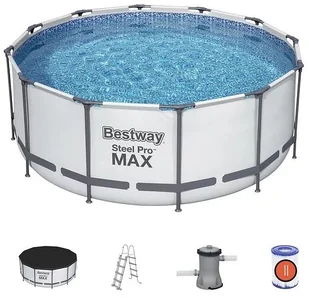 Bestway Basen ogrodowy stelażowy 366 x 122 cm 6w1 56088/56420 56420 - Baseny ogrodowe - miniaturka - grafika 4