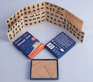 Big Fun Republic Puzzle drewniane - seria KOBE - Zabawki interaktywne dla dzieci - miniaturka - grafika 2