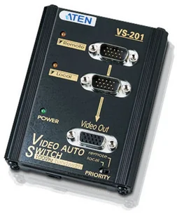 Aten przełącznik Video 2 port VS201-AT-G - Pozostałe akcesoria sieciowe - miniaturka - grafika 4