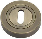 Akcesoria do drzwi - Gamet Szyld na klucz okrągły mosiądz antyczny PLT-25-N-AB - miniaturka - grafika 1