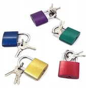 Kłódki - Kłódka Patentowa Kolorowa AB-40mm - miniaturka - grafika 1