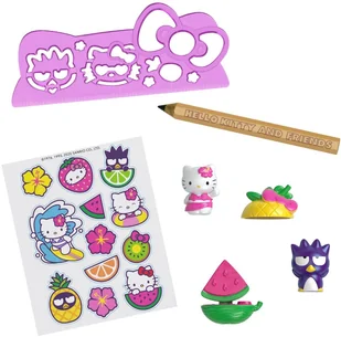 Mattel Hello Kitty Piórnik Zestaw Plaża GVC40 GVC39 - Lalki dla dziewczynek - miniaturka - grafika 11