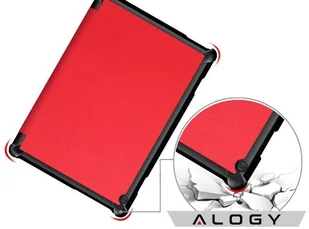 Lenovo Alogy Etui Alogy Book Cover do Tab M10 10.1 TB-X605 Czerwone + Szkło 039526 - Etui do tabletów - miniaturka - grafika 4