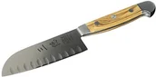 Noże kuchenne - Güde Santoku Alpha-Olive serii długość ostrza: 14 cm drewno oliwkowe, x546/14 X546/14 - miniaturka - grafika 1