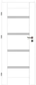 Drzwi wewnętrzne - Voster Skrzydło drzwiowe pokojowe Parma Białe 90 Lewe - miniaturka - grafika 1