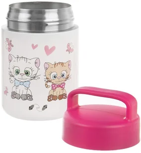 Orion Pojemnik termiczny Koty, 0,48 l, różowy - Pojemniki kuchenne - miniaturka - grafika 4