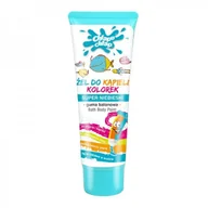 Kosmetyki kąpielowe dla dzieci - Estetica CHLAPU CHLAP Żel do kąpieli KOLOREK SUPER NIEBIESKI GUMA BALONOWA, 88 ml 5901571010137 - miniaturka - grafika 1