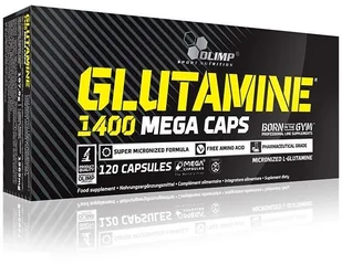 OLIMP LABORATORIES Olimp Glutamine 1400 Mega Caps 120 kapsułek - Płyny micelarne OLIMP LABORATORIES Olimp Glutamine 1400 Mega Caps 120 kapsułek - Płyny micelarne - miniaturka - grafika 5