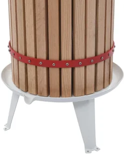 VidaXL Lumarko Prasa do winogron i owoców z workiem, 30 L, drewno dębowe 144745 VidaXL - Pojemniki kuchenne - miniaturka - grafika 4