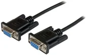 Kable komputerowe i do monitorów - StarTech Kabel 2M BLACK DB9 NULL MODEM CABLE - SCNM9FF2MBK - miniaturka - grafika 1