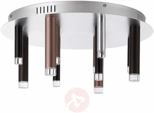 Brilliant Lampa sufitowa LED Cembalo ściemniana 12-pkt. - Lampy sufitowe - miniaturka - grafika 2