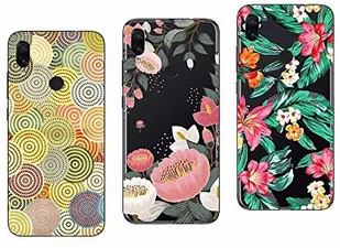 NOVAGO Novago etui ochronne kompatybilne z Xiaomi Redmi Note 7, miękkie i wytrzymałe, odporne na uderzenia, z wysokiej jakości nadrukiem (3 etui ochronne, wielokolorowe 4) XMNote7-CoqueTR+2VerTR - Etui i futerały do telefonów - miniaturka - grafika 2